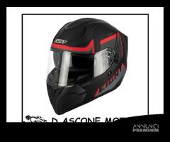 casco integrale S441 VENGE PINLOCK Nero Rosso