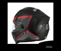 casco integrale S441 VENGE PINLOCK Nero Rosso