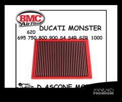 FILTRO ARIA BMC SPORTIVO LAVABILE DUCATI MONSTER 6