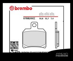 COPPIA PASTIGLIE BREMBO ORGANICHE