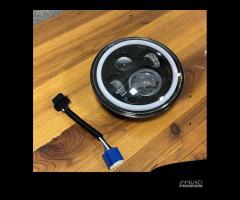 Parabola faro LED per moto custom