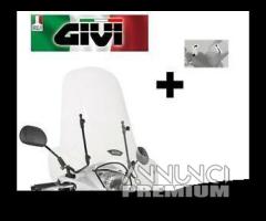 PARABREZZA GIVI 107A + KIT PIAGGIO LIBERTY 50 125