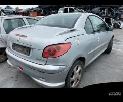 Ricambi usati Peugeot 206 C+C 1.6 16v benz 04 NFU