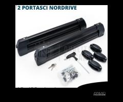 PORTASCI per Auto NORDRIVE NERO 4 Sci 2 Snowboard - 11