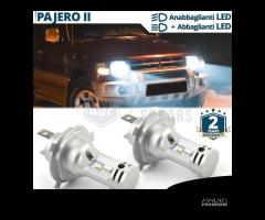 Kit LED H4 per Fari MITSUBISHI PAJERO Luce Bianca