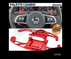 PALETTE Cambio Volante per VOLKSWAGEN Paddle Rosse