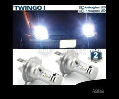 Lampadine LED H4 per RENAULT TWINGO 1 Luce Bianca