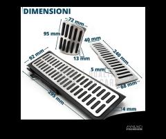 COPRIPEDALI per Volkswagen DSG Pedaliera Sportiva