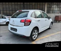 Ricambi Citroen C3 2013 5 porte bianca 1400cc TD