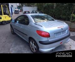 Ricambi Peugeot 206 CC 2002 1600cc benzina NFU