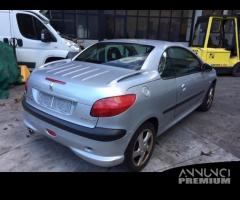 Ricambi Peugeot 206 CC 2002 1600cc benzina NFU