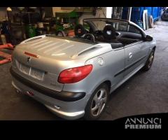 Ricambi Peugeot 206 CC 2002 1600cc benzina NFU - 12