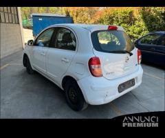 Ricambi Nissan Micra 2011 5 porte 1200cc benzina