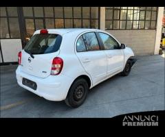 Ricambi Nissan Micra 2011 5 porte 1200cc benzina