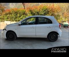 Ricambi Nissan Micra 2011 5 porte 1200cc benzina