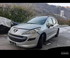 Ricambi Peugeot 207 SW 2010 grigia 1400cc benzina