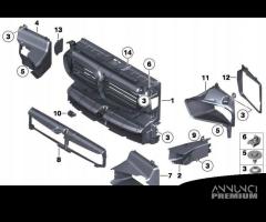 BMW 7 F01/ F02 Deflettore aria / feritoia - 4166 - 8