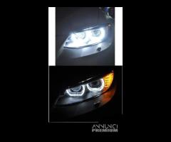 Coppia fanali anteriori angel eyes BMW E92 E93