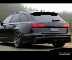 Spoiler/alettone tipo RS6 per Audi A6 Avant 2011>2