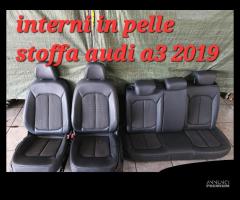 Tappezzeria stoffa e pelle Audi A3 2019