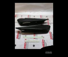 Coppia Fianchetti Nero Lucidi per Ducati Monster