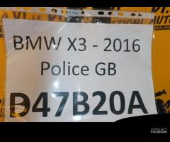 MOTORE BMW X3 2016 B47B20A