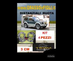 Kit 4 Distanziali Ruota Mitsubishi Pajero 2 V20