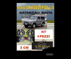 Kit 4 Distanziali Ruota Mercedes Classe G W463 3cm