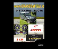 Kit 4 Distanziali Ruota Mercedes Classe G W460 3cm