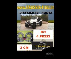 Kit 4 Distanziali Ruota FOR Jeep Renegade CJ7