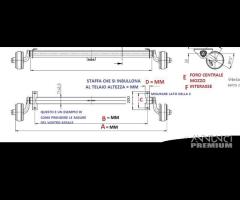 Assale per carrelli - rimorchi e roulotte strada