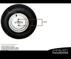 RUOTE COMPLETE 145. 10 per carrelli e rimorchi - 7