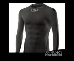 Six2 Maglia girocollo lunghe SIXS Carbon Underwear