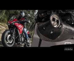 Sistema di scarico completo per Yamaha TRACER 7 Ak