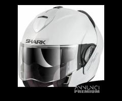 Casco modulare Shark EVOLINE SERIE 3 bianco nuovo - 3