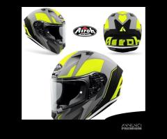 Casco Airoh Valor Wings Yellow Matt