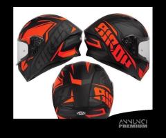 Casco Airoh Valor Impact Orange Matt