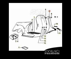 Mascherina copristerzo anteriore Vespa T5