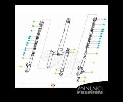 Forcella Piaggio NRG Extreme MC3 Purejet Buzzetti