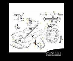 Rubinetto benzina Piaggio Ape FL Europa Mix TM RST