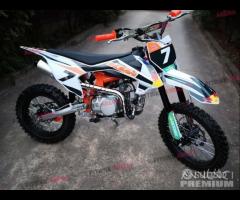 NUOVA Pit Bike 125 17/14 repica KTM REDBULL CROSS - 6