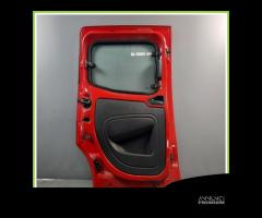 Porta Posteriore Sinistra SX ROSSO FIAT QUBO 3N Mo - 2