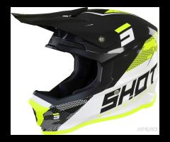 CASCO MOTO CROSS SHOT FURIOUS FLUO Tutte le taglie