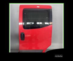 Porta Posteriore Sinistra SX ROSSO FIAT QUBO 3N Mo - 1