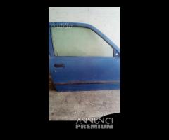 Porta anteriore blu DX Fiat 600