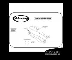 Coppia marmitte per Suzuki GSX 550 E ES EF - Marvi - 2