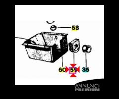 Supporto elastico scatola cambio per Ape TM Car P2 - 2