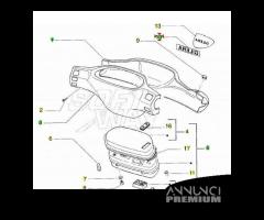 Adesivo coprimanubrio frontale Gilera Typhoon Stor - 2