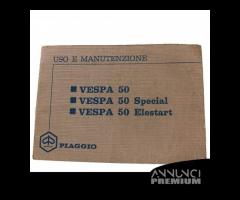 Manuale uso manutenzione Vespa 50 Special Elestart - 1