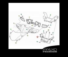 Coprimanubrio inferiore per Aprilia SR 50 Factory - 7